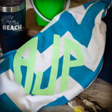 Custom Monogram Beach Towel