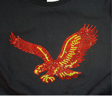 Red Hawks/Eagles Rhinestone Unisex Team Tee - Monogram That 