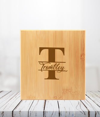 Personalized Whiskey Stone Box - Monogram That 